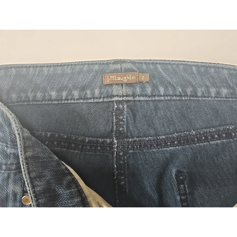 J McLaughlin Skinny Jeans‎ Women's Size 2 Blue Stretch Denim